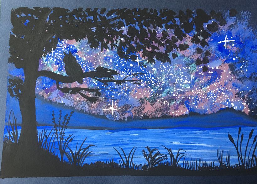 My project for course: Painting Atmospheric Landscapes with Gouache 2