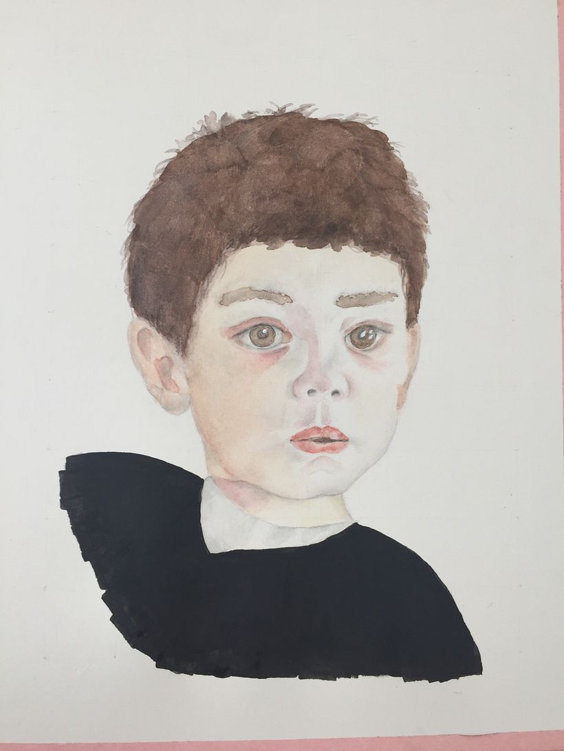 Mi Proyecto del curso: Retrato en acuarela a partir de una fotografía 1