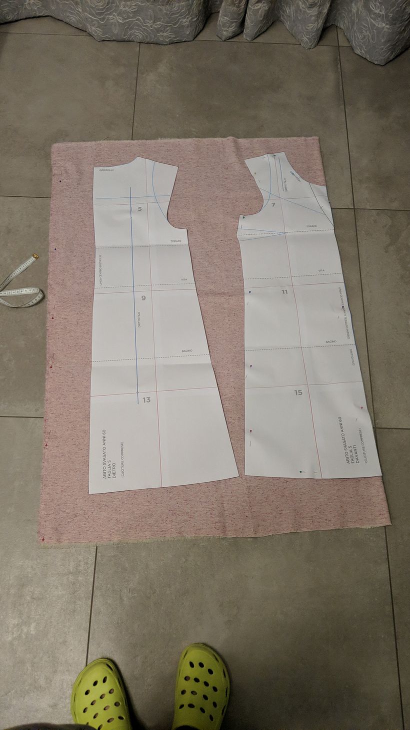 Il mio progetto del corso: Creazione sartoriale di un abito anni ‘60 1