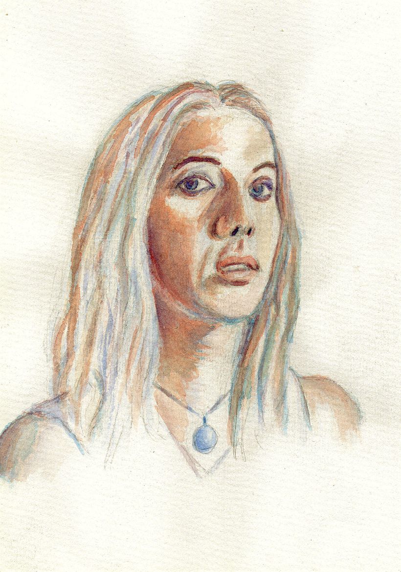 Mi Proyecto del curso: Retrato artístico en acuarela 2