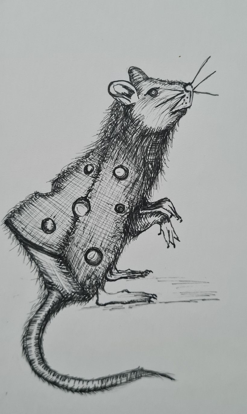 Mi Proyecto del curso: Ilustración surrealista con rotuladores 5
