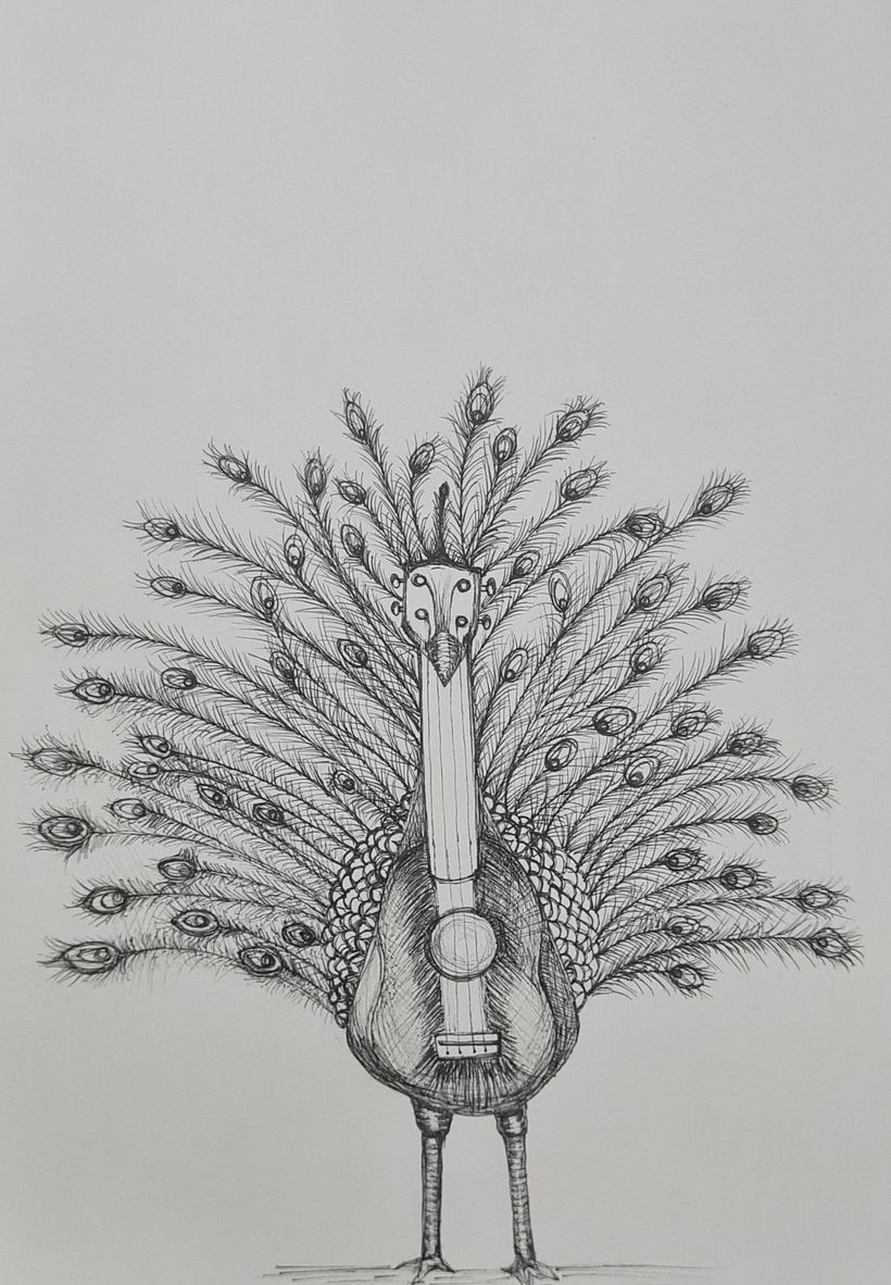 Mi Proyecto del curso: Ilustración surrealista con rotuladores 8