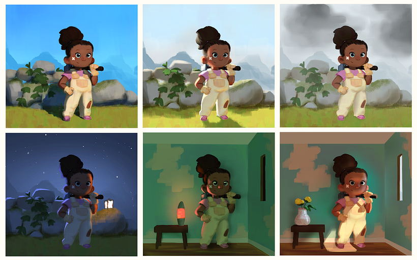 My project for course: Lighting Principles for Digital Painting 1