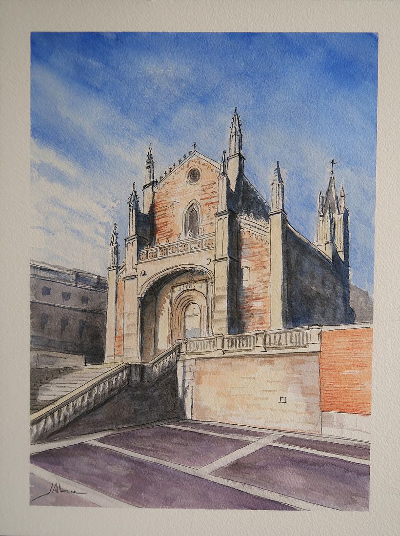 Mi Proyecto del curso: Dibujo arquitectónico con acuarela y tinta 2