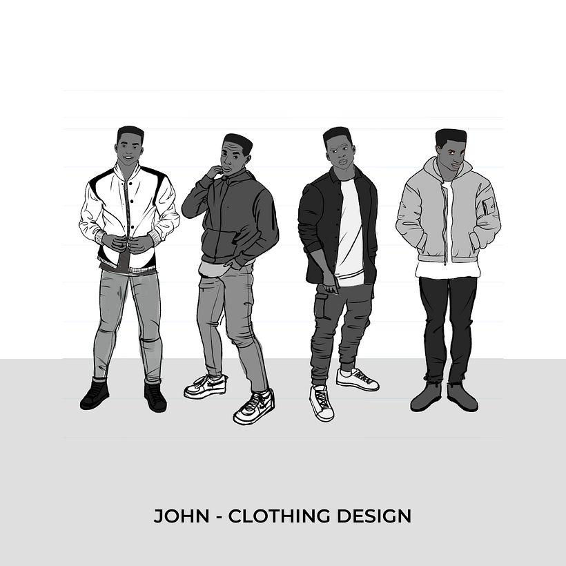 Diseño del vestuario de otro personaje