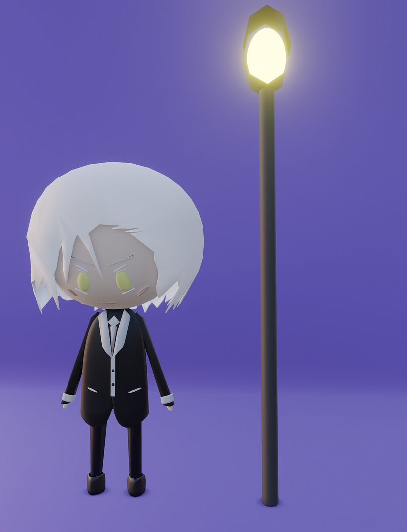 Mi Proyecto del curso: Creación de personajes kawaii en 3D con Blender  5