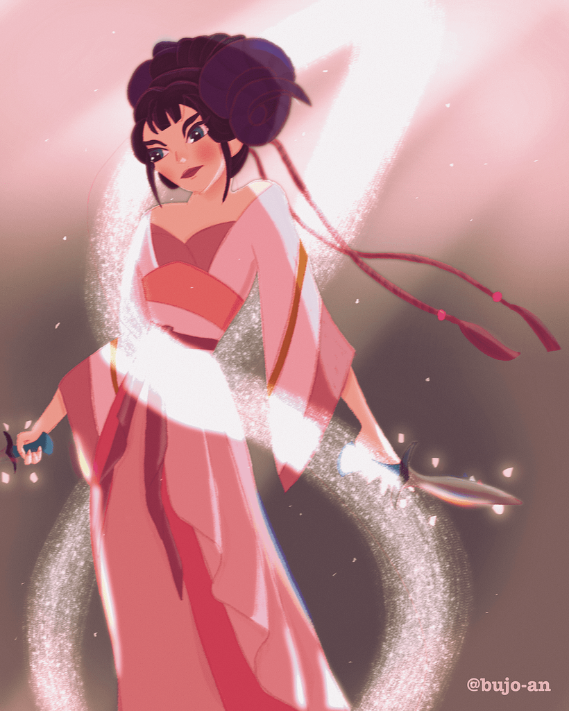 My project for course: Female Cartoon Character Design with Procreate 1