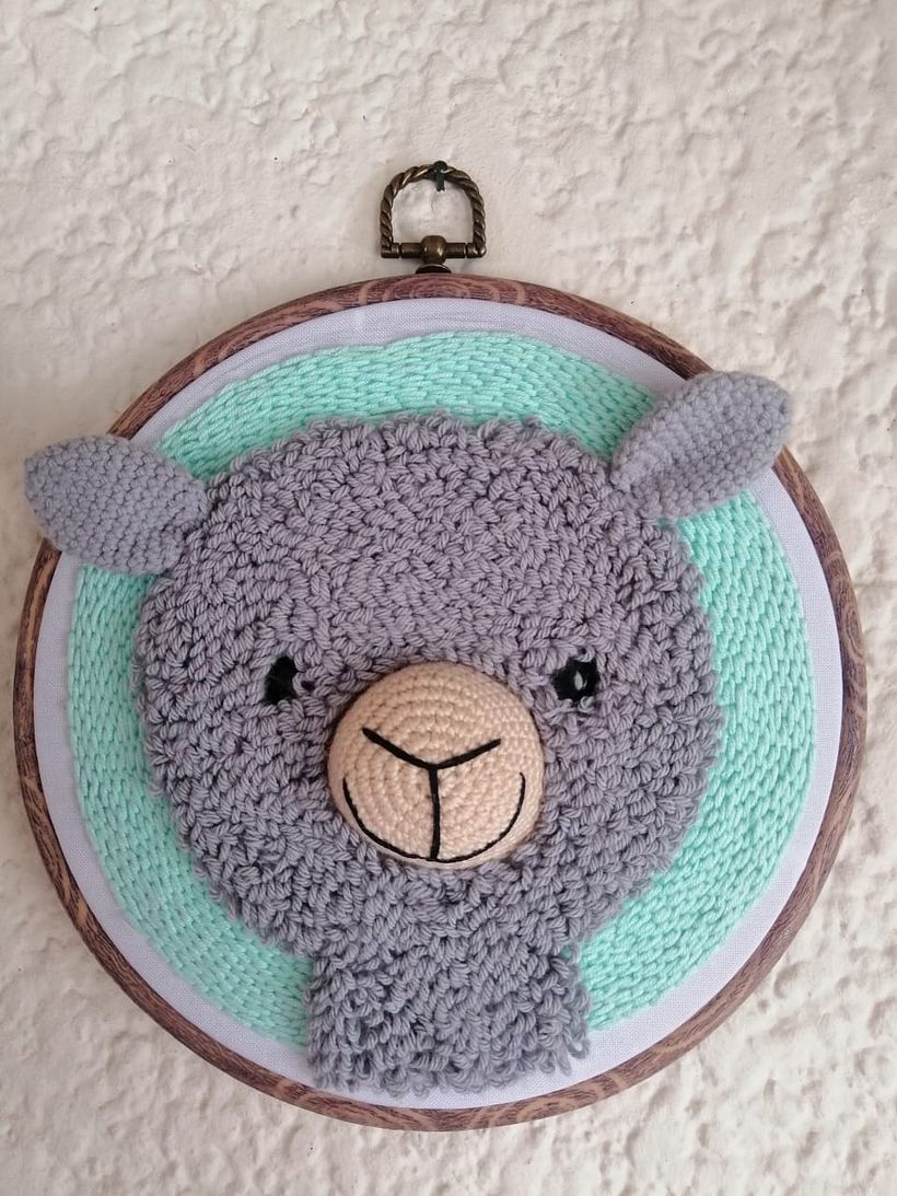 Mi Proyecto del curso: Punch needle y crochet: crea personajes únicos 3