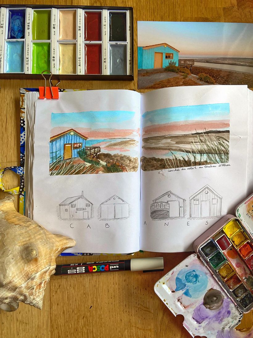 Mon projet du cours : Carnet de voyage à l’aquarelle 2