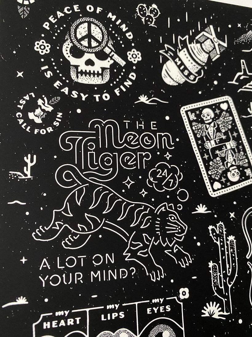 The Killers Poster - Desert Days & Neon Nights 12