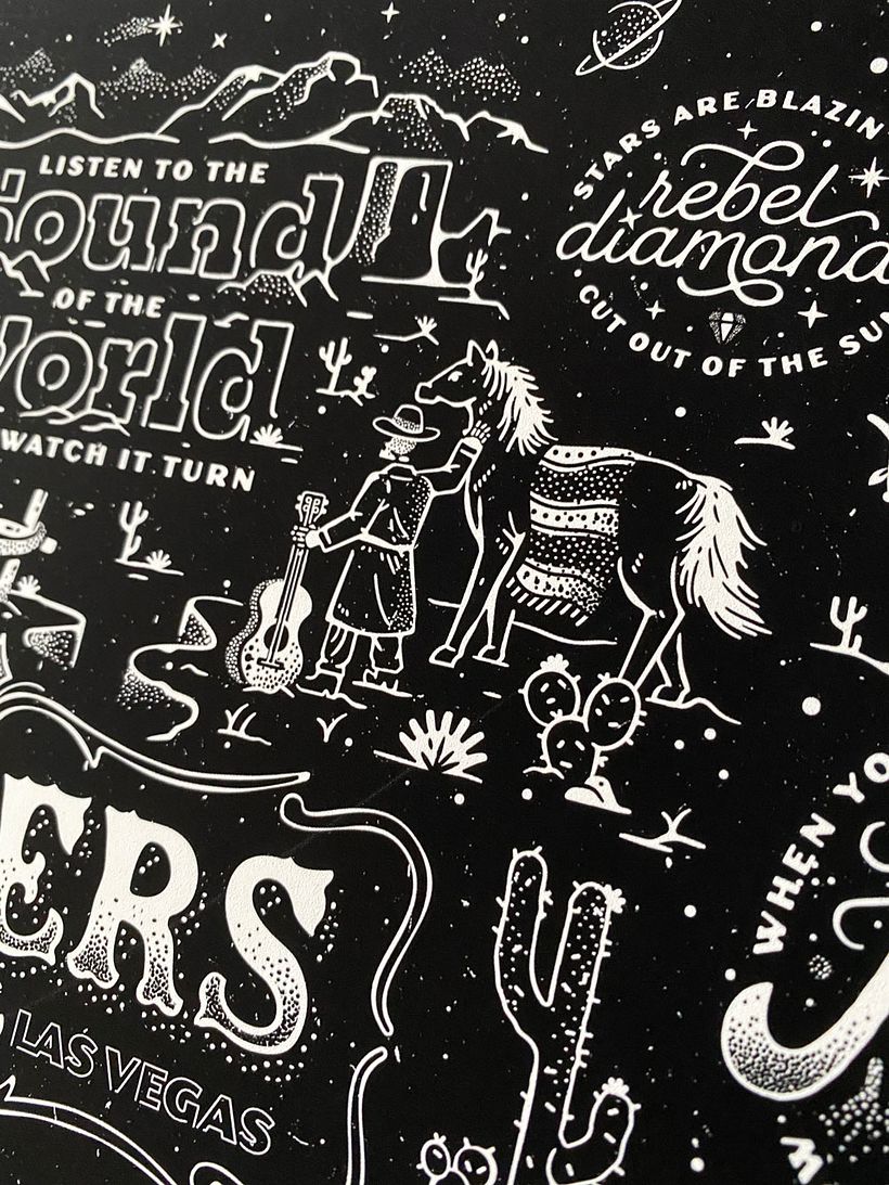 The Killers Poster - Desert Days & Neon Nights 14