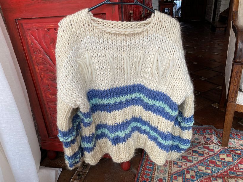 Mi Proyecto del curso: Introducción al tejido de punto de prendas oversize 3