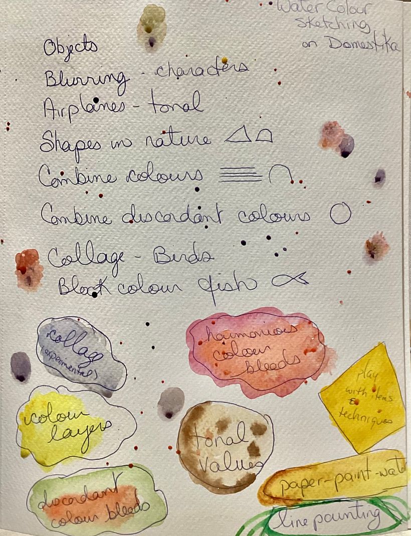 My project for course: Creative Watercolor Sketching for Beginners 1