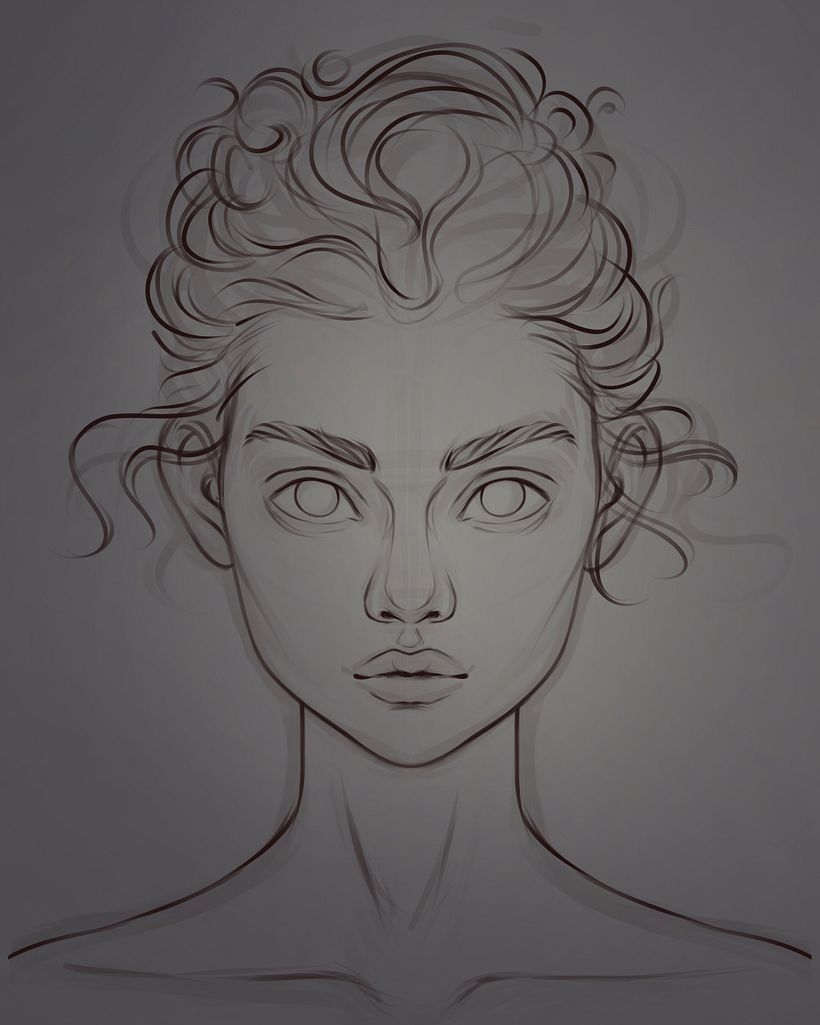 Line Art - Portrait