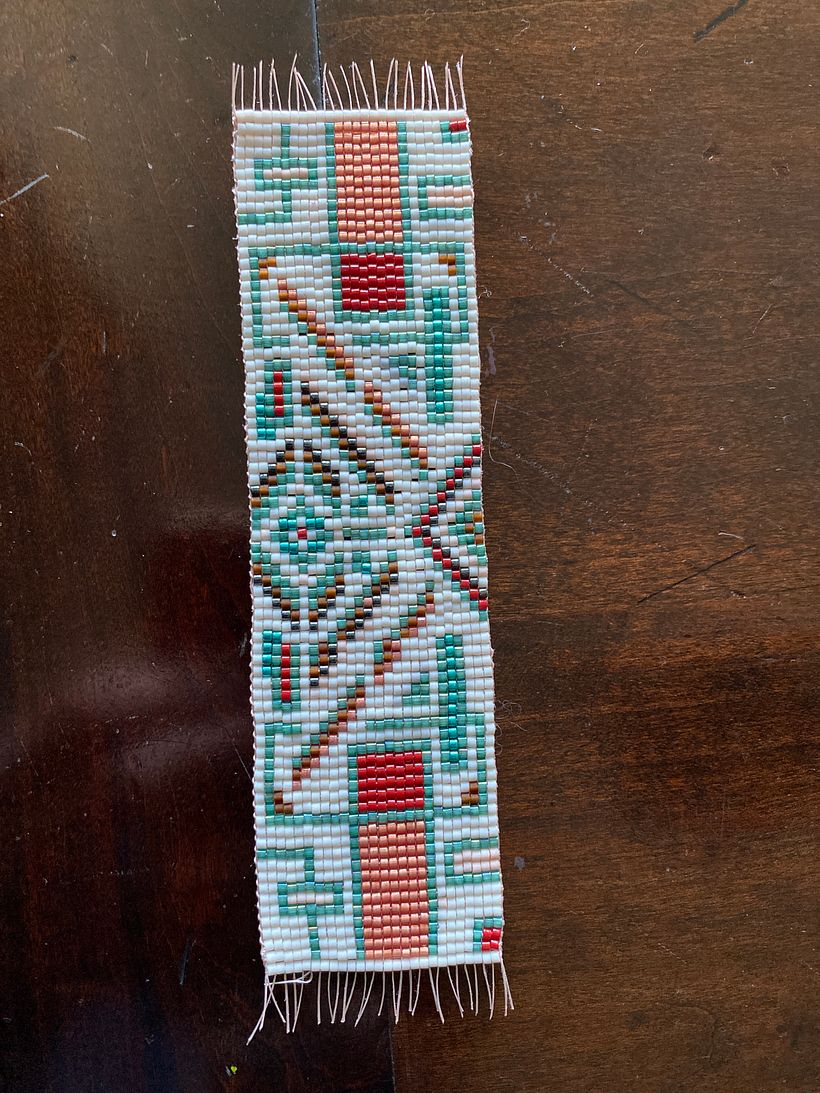 Mijn project van de cursus: Ontwerp geweven sieraden met kralen en elegante patronen 7