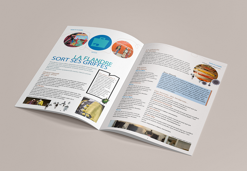 Magazine Flandre - projet personnel selon gabarit existant 3