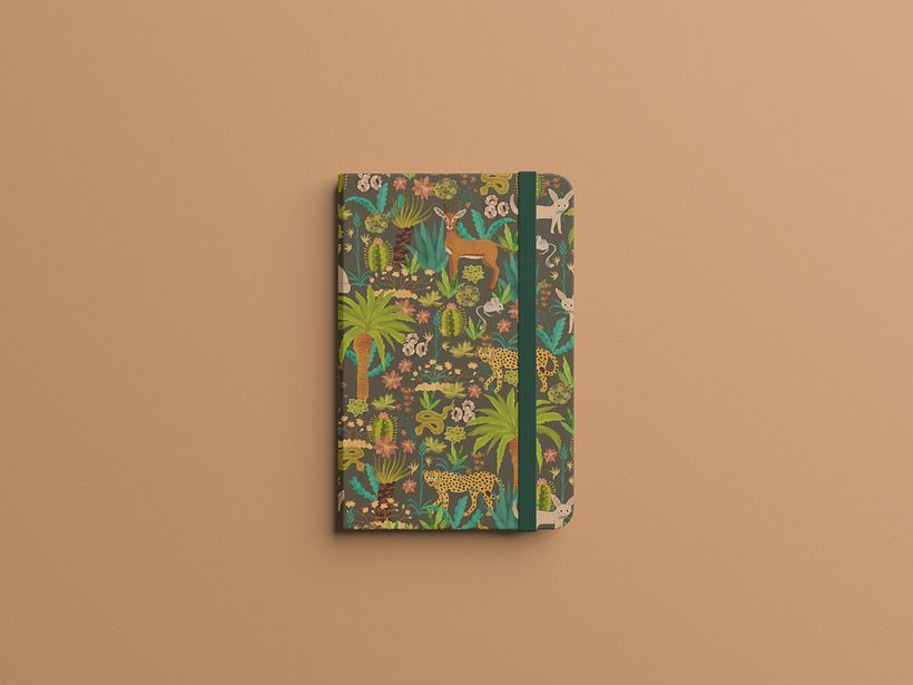 Mon projet du cours : Illustration numérique de motifs inspirés de la faune et la flore 6