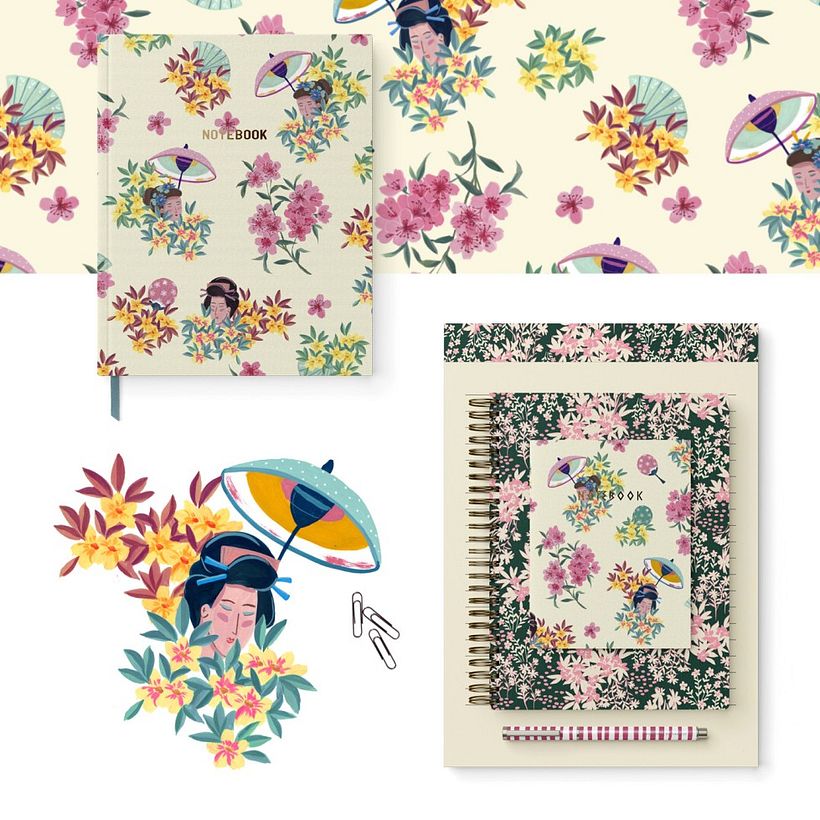 Take me to Japan | Pattern design collection 4