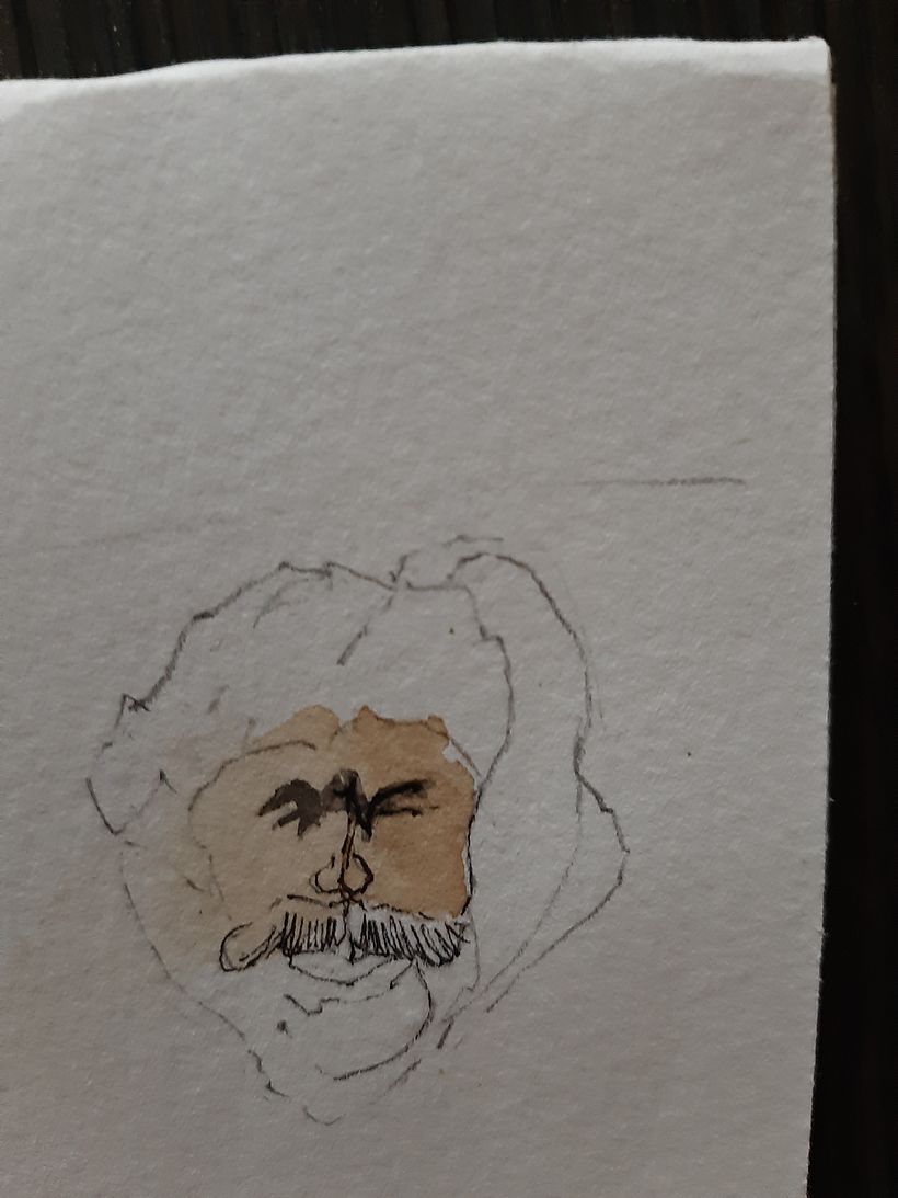 Il mio progetto del corso: Figura umana ad acquerello 3