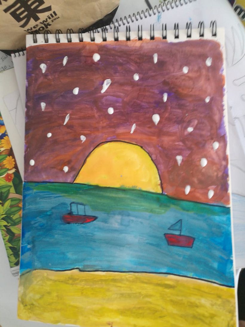 Proyecto Ronald los dibujos que mas me gustaron del cuaderno de dibujo. 1