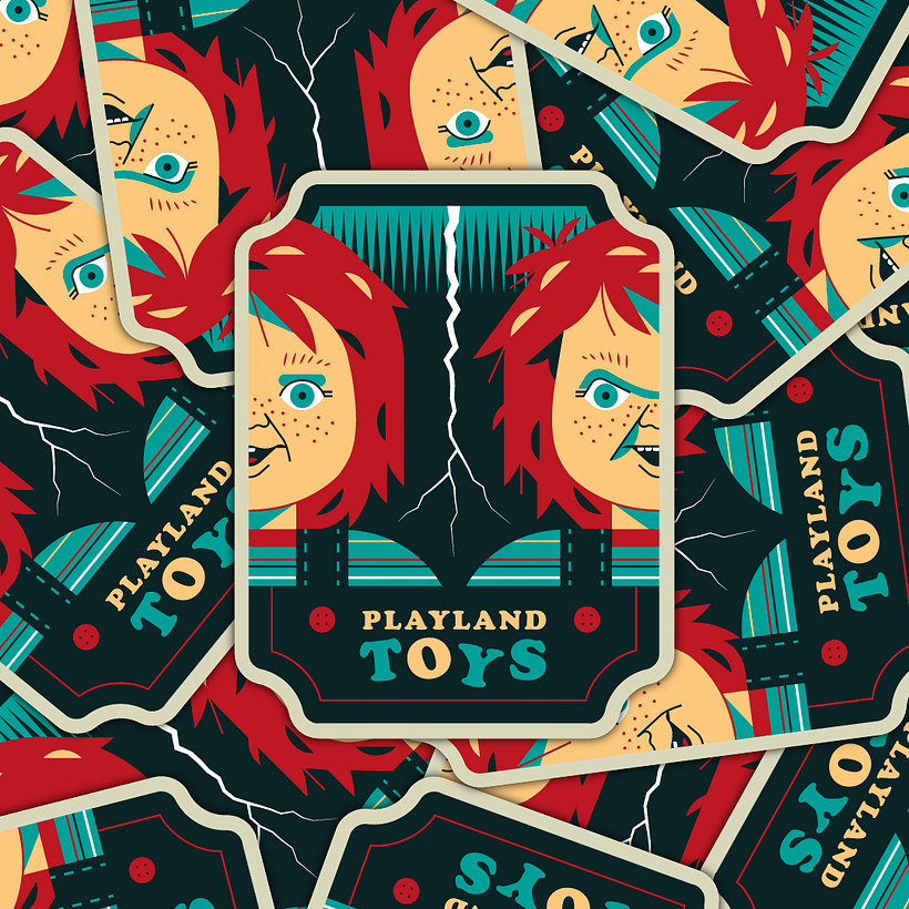 Slasher sticker pack 3