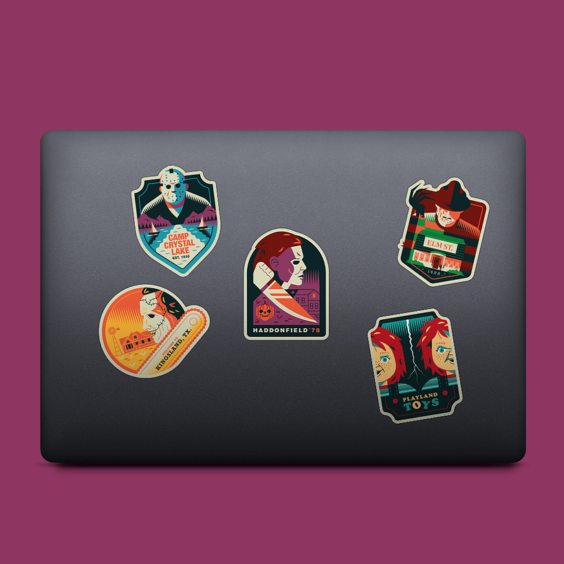 Slasher sticker pack 8