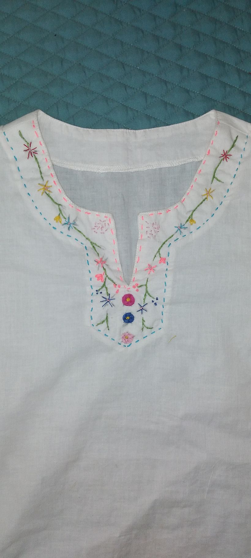 Cuello de blusa. CMR