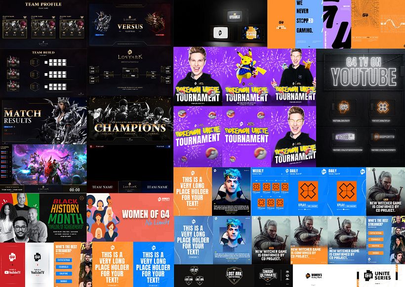 Most of my recent work from my full time JR designer position 