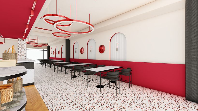 INTERIOR DESIGNING (ITALIAN RESTAURANT) 6