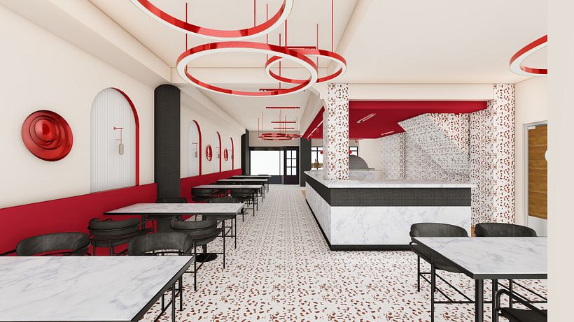 INTERIOR DESIGNING (ITALIAN RESTAURANT) 7
