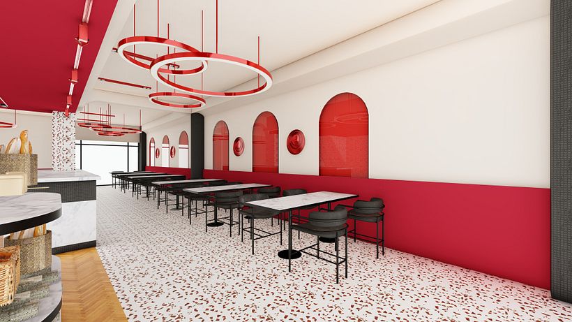 INTERIOR DESIGNING (ITALIAN RESTAURANT) 9