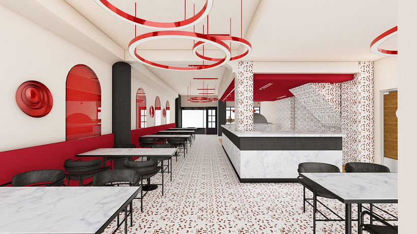 INTERIOR DESIGNING (ITALIAN RESTAURANT) 9