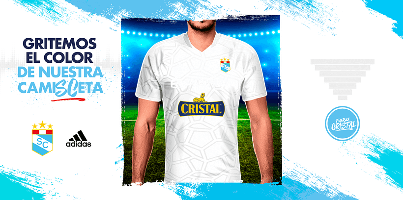 Grita el color de nuestra camiSCeta -  Sporting Cristal / Adidas 2