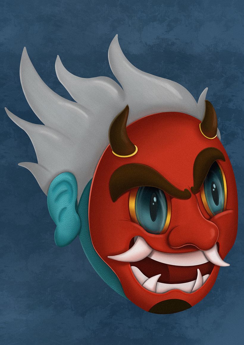 Máscara Kabuki 3