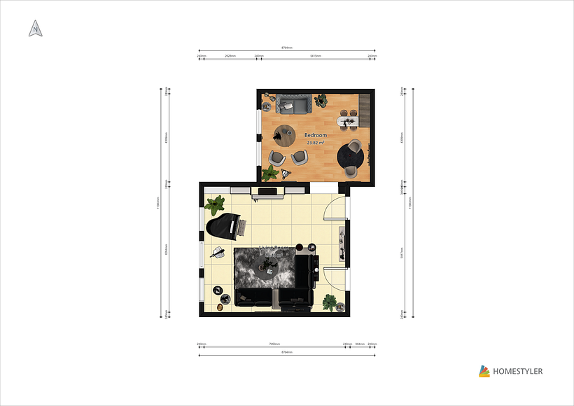 Mi Proyecto del curso: Iniciación al diseño de interiores 9
