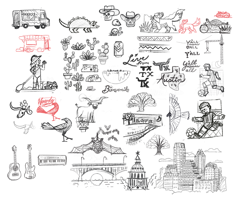 The final sketches