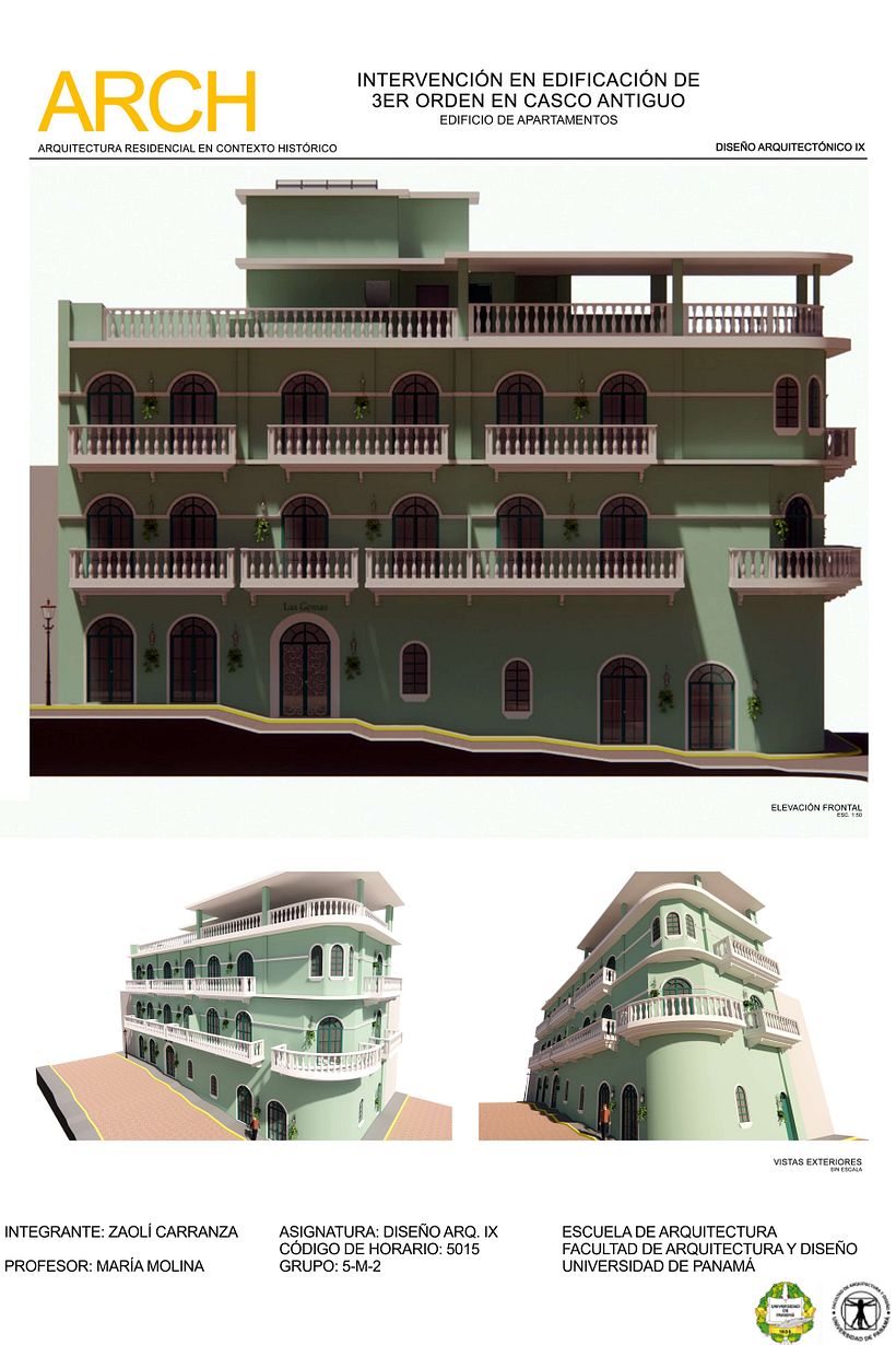 Residencial Histórico "Las Gemas", Casco Antiguo, Panamá. 4