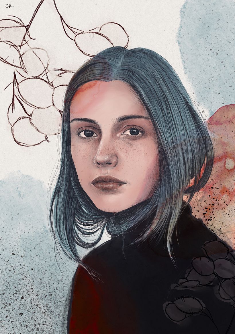Mon projet du cours : Portrait illustré avec Procreate 1