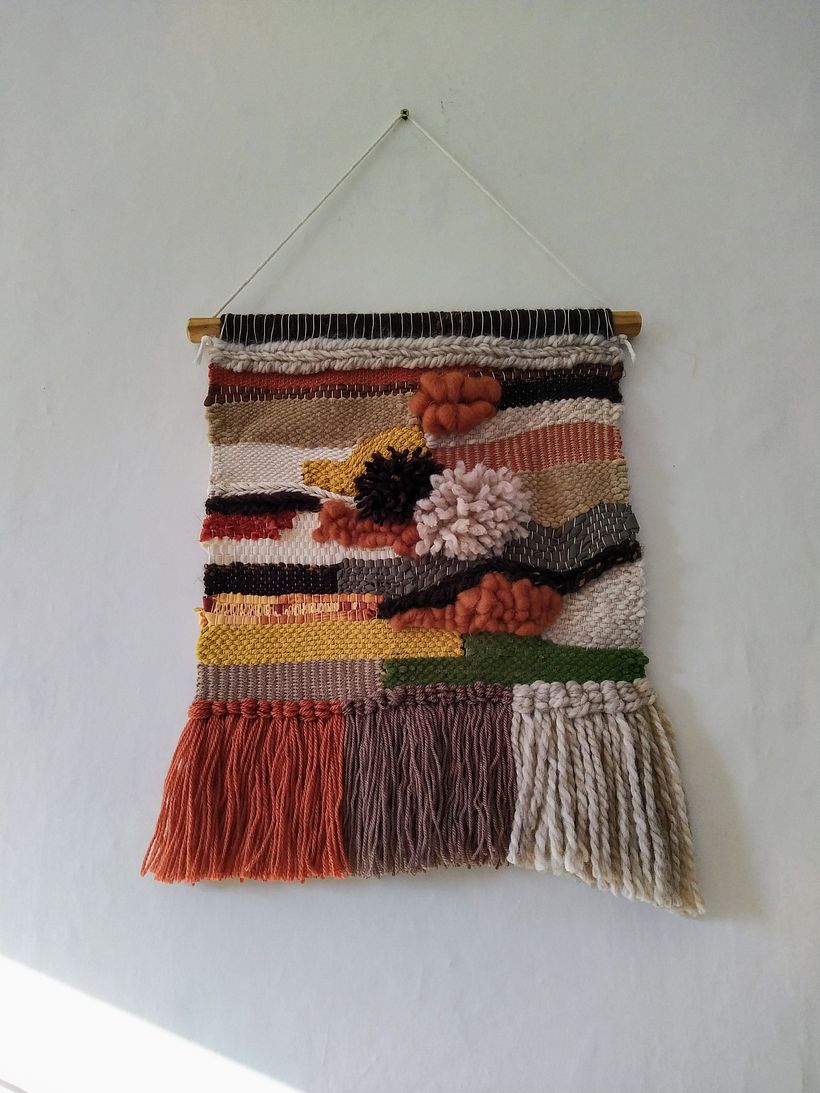 Mon projet du cours : Initiation au tissage sur cadre à tisser 1