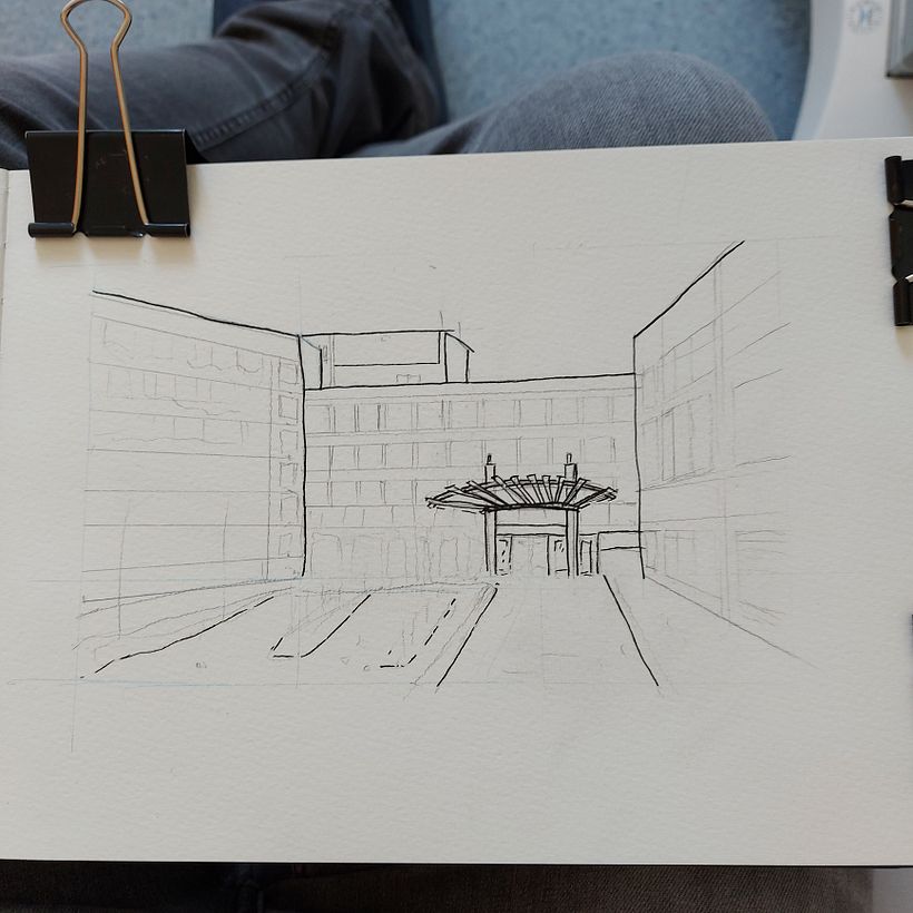 1st Try - Sketch and Ink