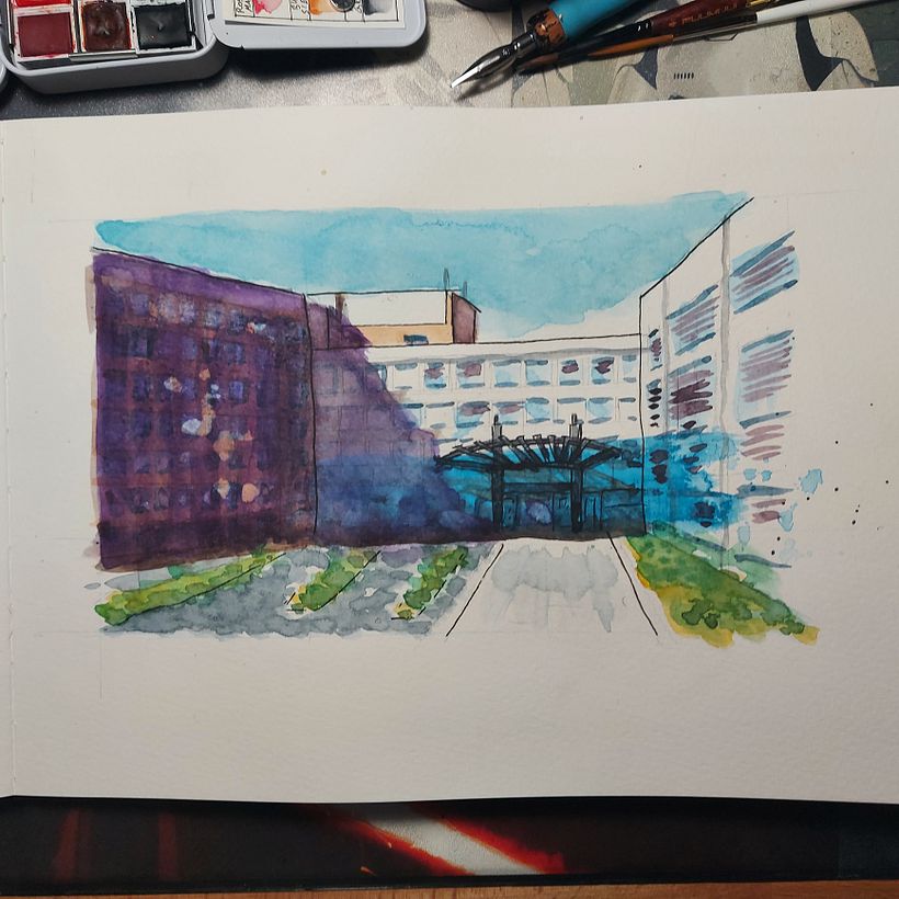 1st Try - I messed up the shadow and everything got worse