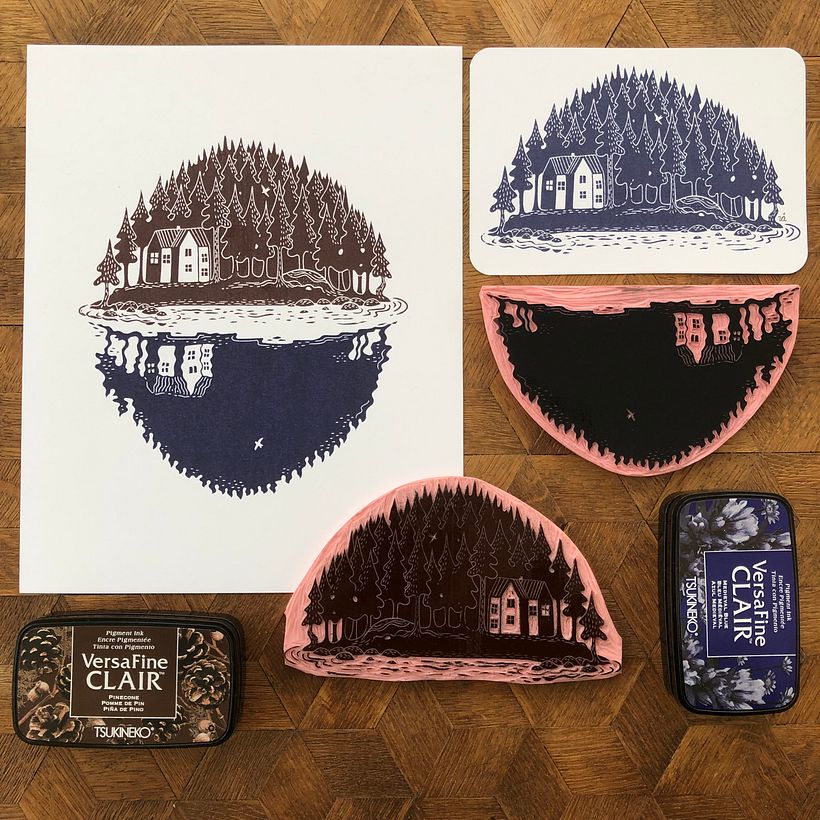 Printing with different colors. 