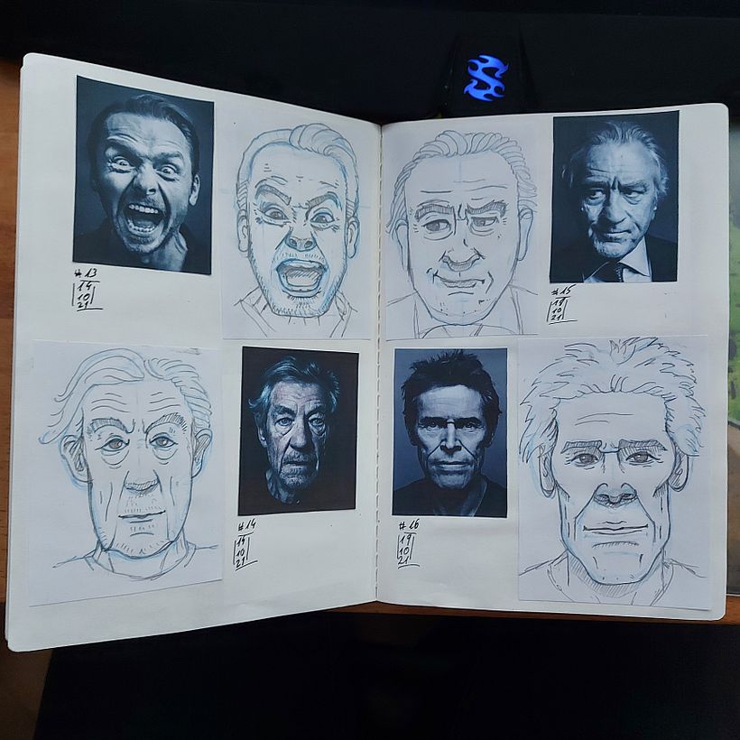 Mein Kursprojekt: Skizzenheft für Aquarellporträts 6