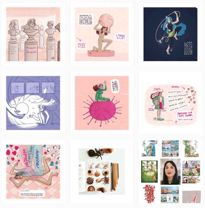 Il mio progetto del corso: Creazione di un portfolio di illustrazione su Instagram 1
