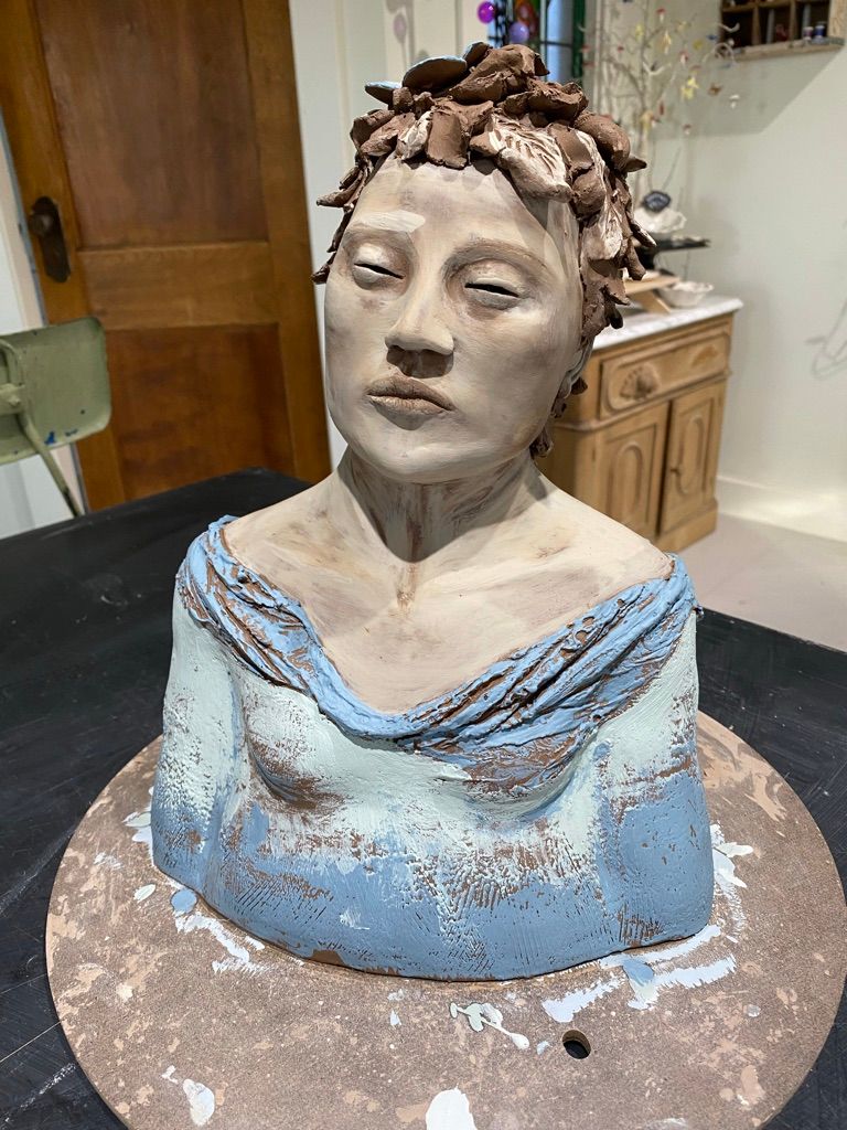 My project for course: Introduction to Clay Figurative Sculpture 3