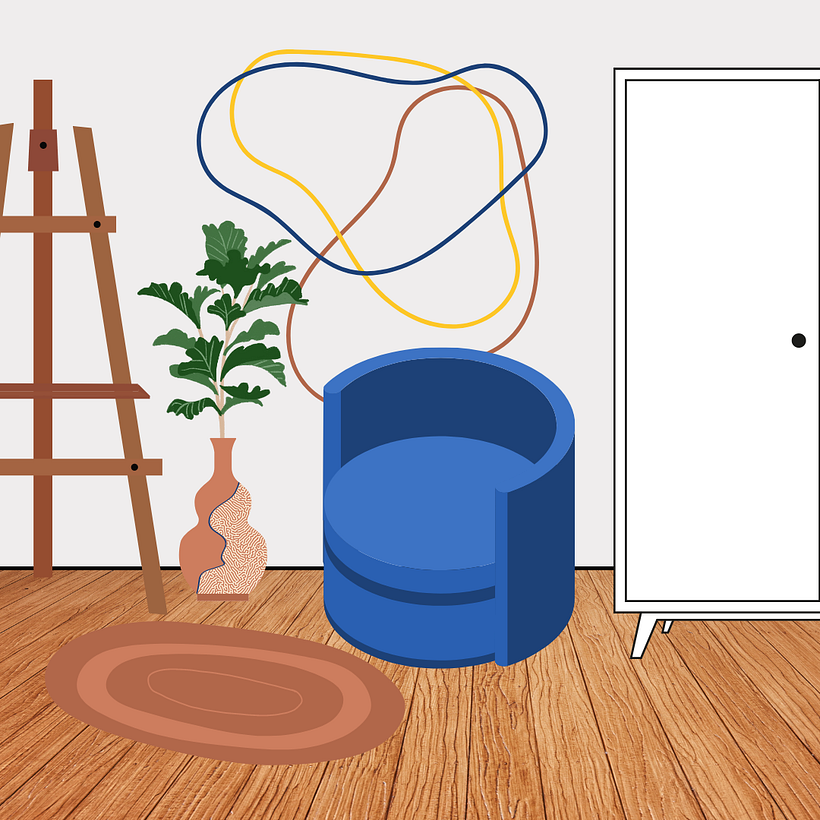 Meu projeto do curso: Iniciação ao design de interiores - Afonso Guerreiro 8