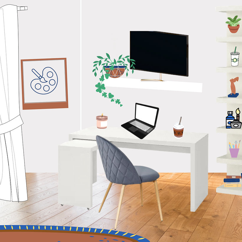 Meu projeto do curso: Iniciação ao design de interiores - Afonso Guerreiro 9