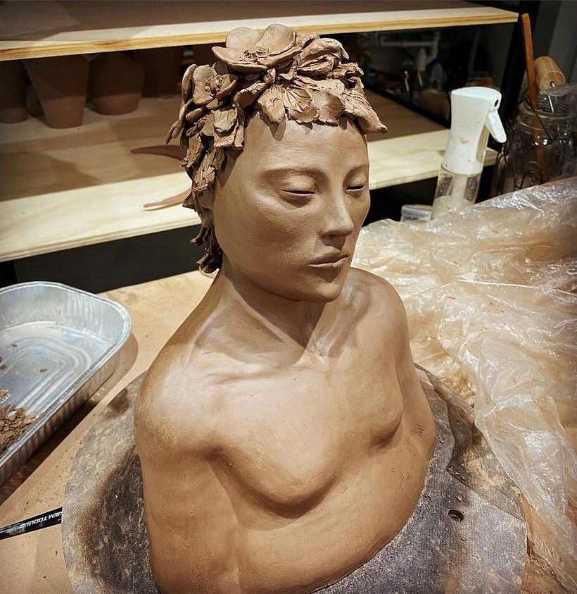 My project for course: Introduction to Clay Figurative Sculpture 5