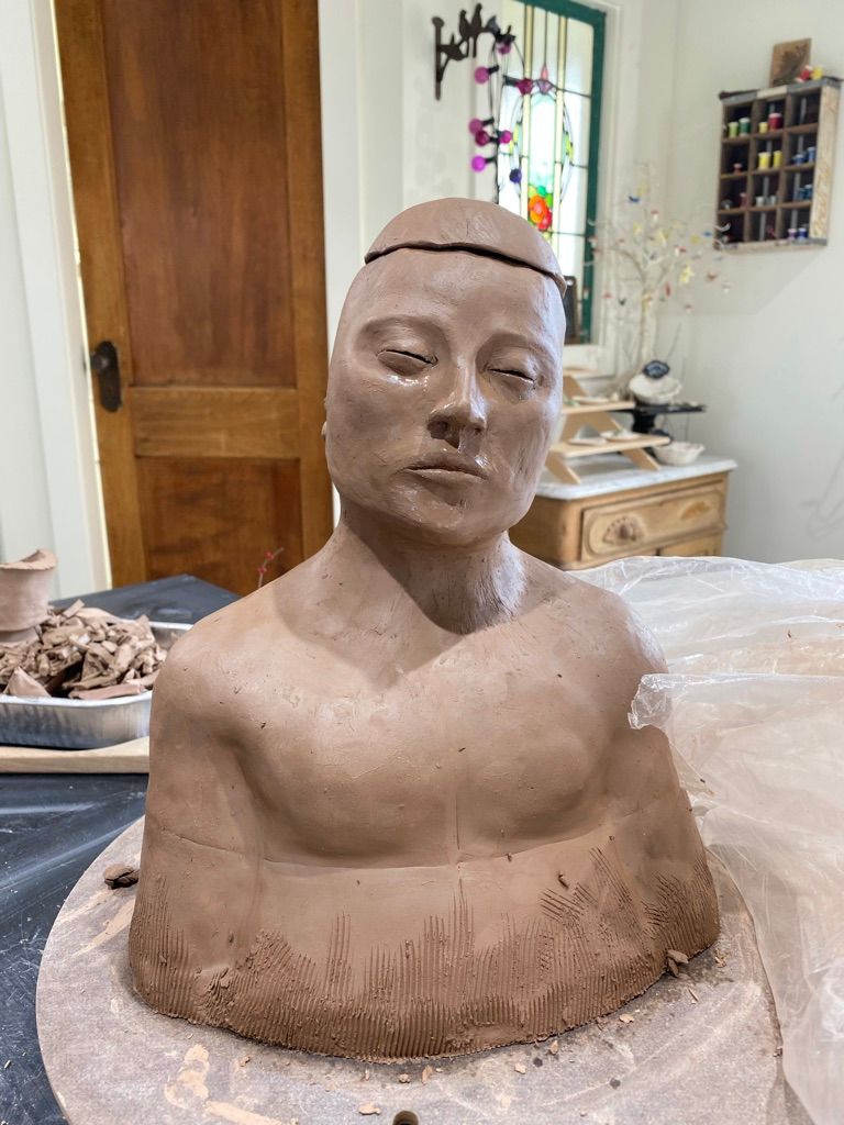 My project for course: Introduction to Clay Figurative Sculpture 6