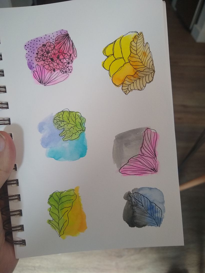 Just playing with color and doodles. Relaxing and somewhat meditative.